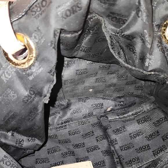 Michael Kors Black Leather Tote Bag - Picture 8 of 11